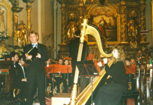 1996: Concert in Rechnitz. Baritone: Miljenko Turk, harp: Christine Heger